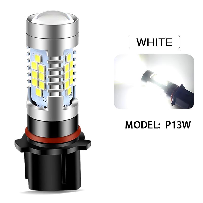 

2PCS P13W Canbus SH23W LED Bulbs Daytime Running Light DRL Lamp White Car Accessories For Skoda Peugeot Mitsubishi Mazda Ford
