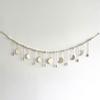 130cm Photo Garland With Wooden Beads Moon Tags 3 Sizes Wall Mounted Photo Clip String For Bedroom Office Dorm Party Decor