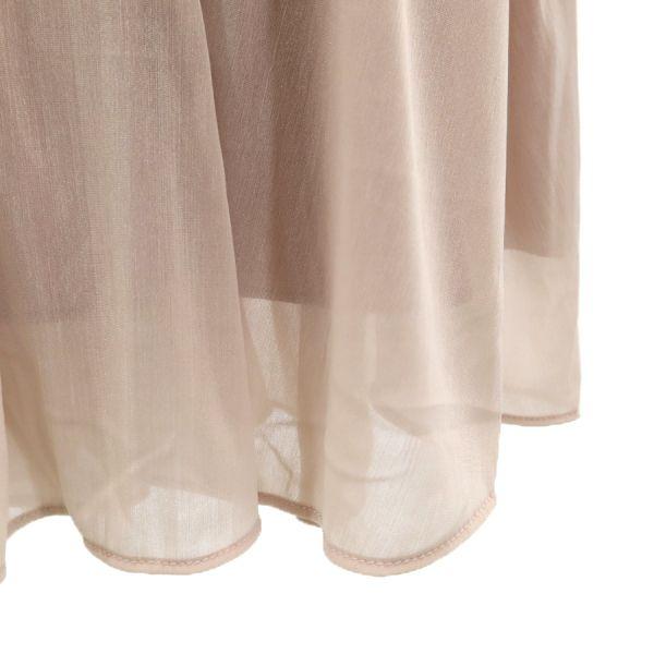 unused nano universe Check switching Five-quarter sleeve Spandex drape 2-way one piece Women Used