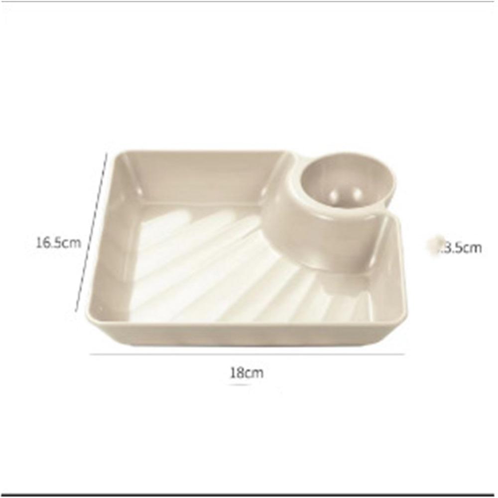 Home Dining Japanese Pp Dumpling Tray With Dipping Set