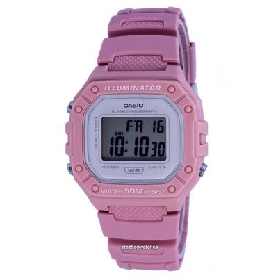 Youth Digital Resin Quartz W-218HC-4A W218HC-4 Damenuhr