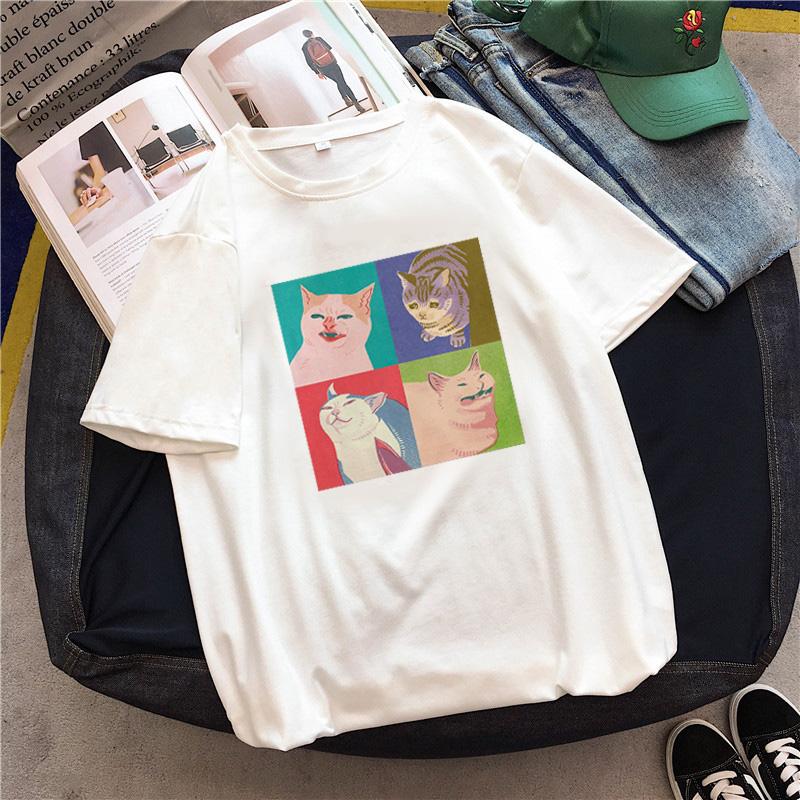 Gedruckt Frauen Lustige Teletubbies T Shirt Sommer Top Harajuku Koreanische Kleidung T-Shirt Femme Tops