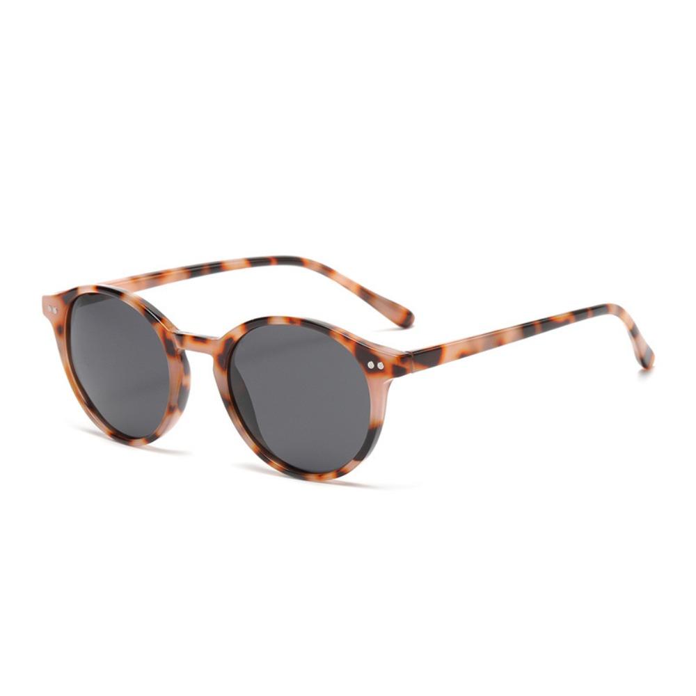 PC Full Frame Sunglasses Leopard Print Retro HD Sunglasses Catwalk Unisex Sunnies  Men