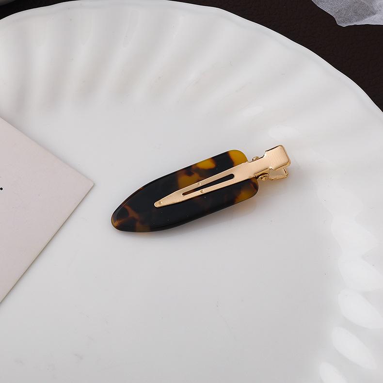 UXSL Korea Acetate Seamless Hairpins Womens Girls Simple No Bend Bangs Clips Duckbill Clip Barrettes Hair Styling Tool Haddress