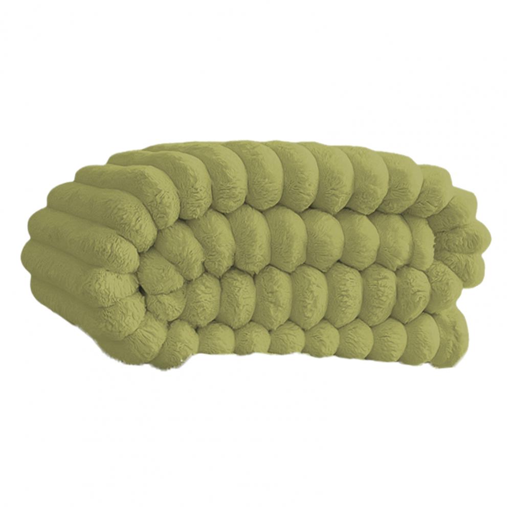 Faux Rabbit Fur Blanket Plush Cozy Throw Blanket Fluffy Bubble Blanket Warm Thick Furry Throw For Home Couch Bed Living Room