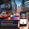 HD 4K Hidden Dashcam Car Camera front rear dual lensNight Vision Recording Auto DVR Loop Dash Recorder Vehicle Accessories