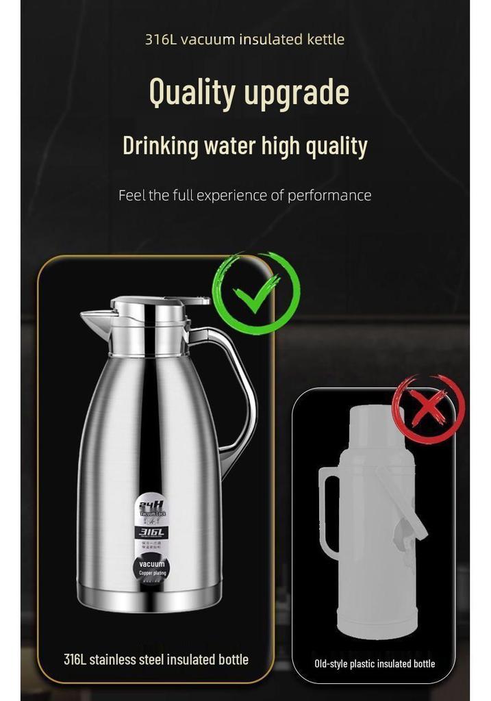 Double-Layer Stainless Steel Insulated Kettle and Thermos