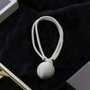 1 Pezzo Sganci tenda regolabile, Sgancio tenda in corda intrecciata con ciondolo a sfera, Supporto decorativo per tende per finestre di stanze, Tende