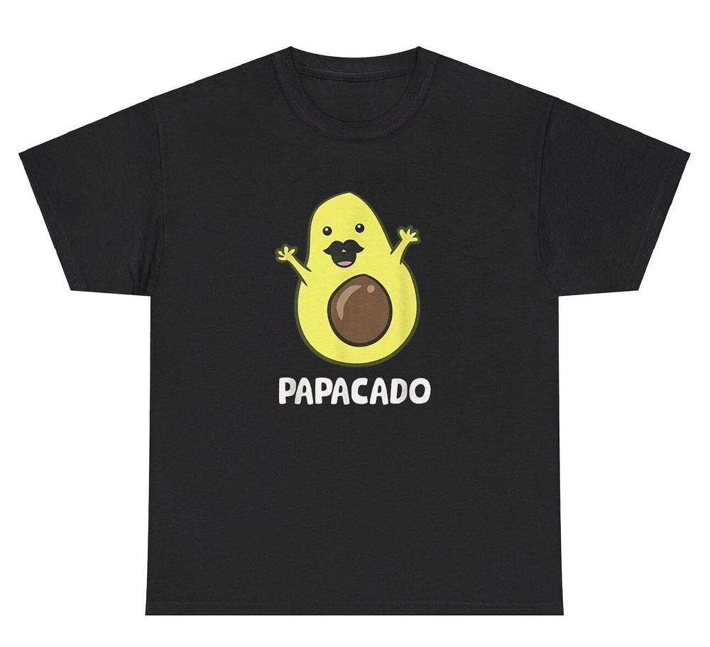 Papacado T Shirt Funny Avocado Papa Mexican Humor Fathers Day Gift Birthday Tee S
