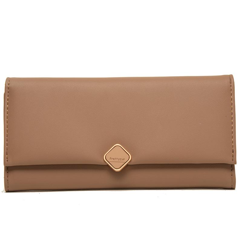 Women's Light Luxury Minimalist Style Clutch, Long Wallet, Card Holder, Leather Clip, Coin Purse