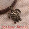 Turtle Shaped Charms Pendant For Bracelet Necklace Jewelry Making Craft Findings