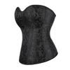Women's  Sexy LaceBack Zip Corset Top Bustier G-string Body Shapewear