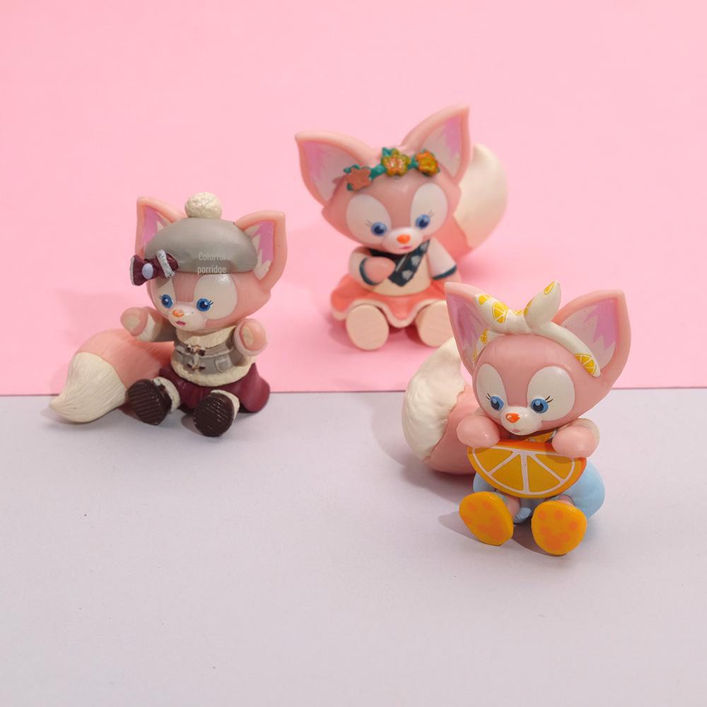 Cute Lemon Fox Wreath DIY Pendant Ornaments - Winter Belle Collection Blind Box