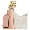 Coach Teri 24 Allover Print Zip Closure Design Coated Canvas And Leather Shoulder Bag Medium Women shoulder bag Pink CDZ05-IMM8C