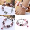 Fashion Crystal Bead Bracelet With Geometric Design For Women Gift