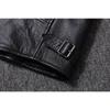 Chinese Size Men Genuine Leather Jacket Natural Cowhide Short Slim Turn Down Collar Men's Leather Jacket Spring Autumn