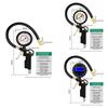 New Black Tire Pressure Gauge Flexible Hose Digital Air Pressure Gauge Tyre Inflator Car