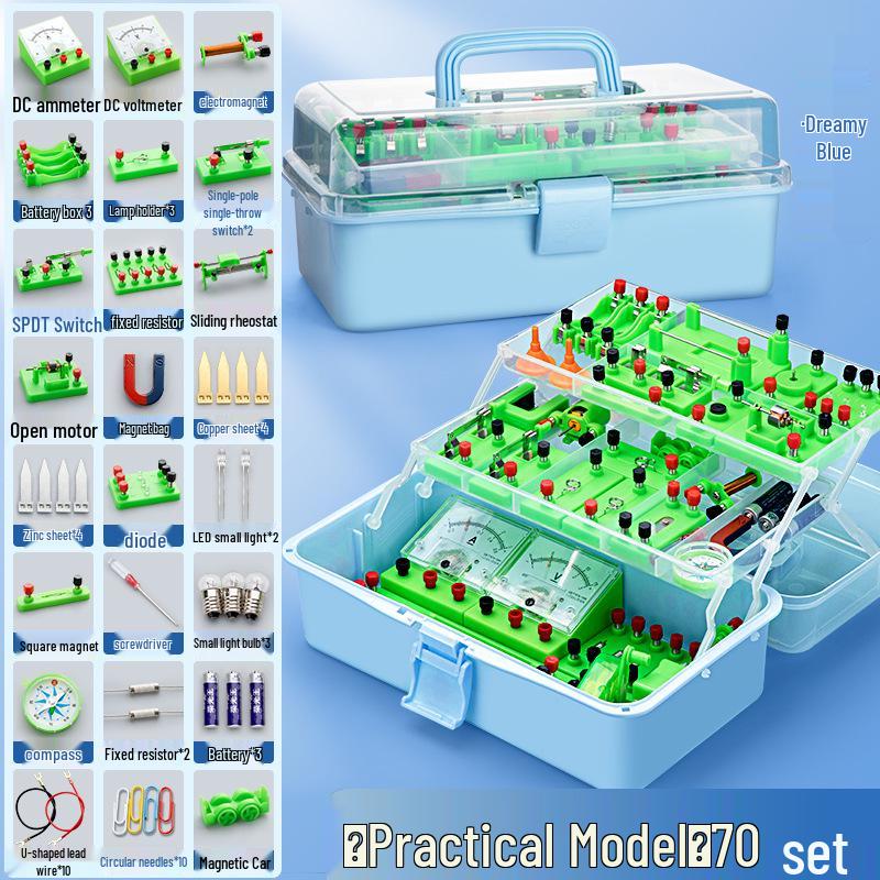 

Набор для экспериментов по физике для средней школы: Полный комплект для 9 класса с лампочкой