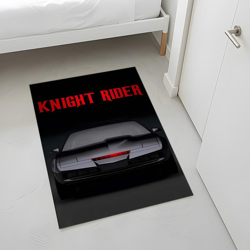 Knight Rider (14) Rug Suitable For Living Rooms Bedrooms Computer Rooms Dining Areas And Placement Under Tables And Chairs Also An Ideal Choice For Of