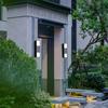2pcs Solar Wall Lamp Ip65 Waterproof Up Down Garden Lights Outdoor Sunlight Lamp Decoration Light