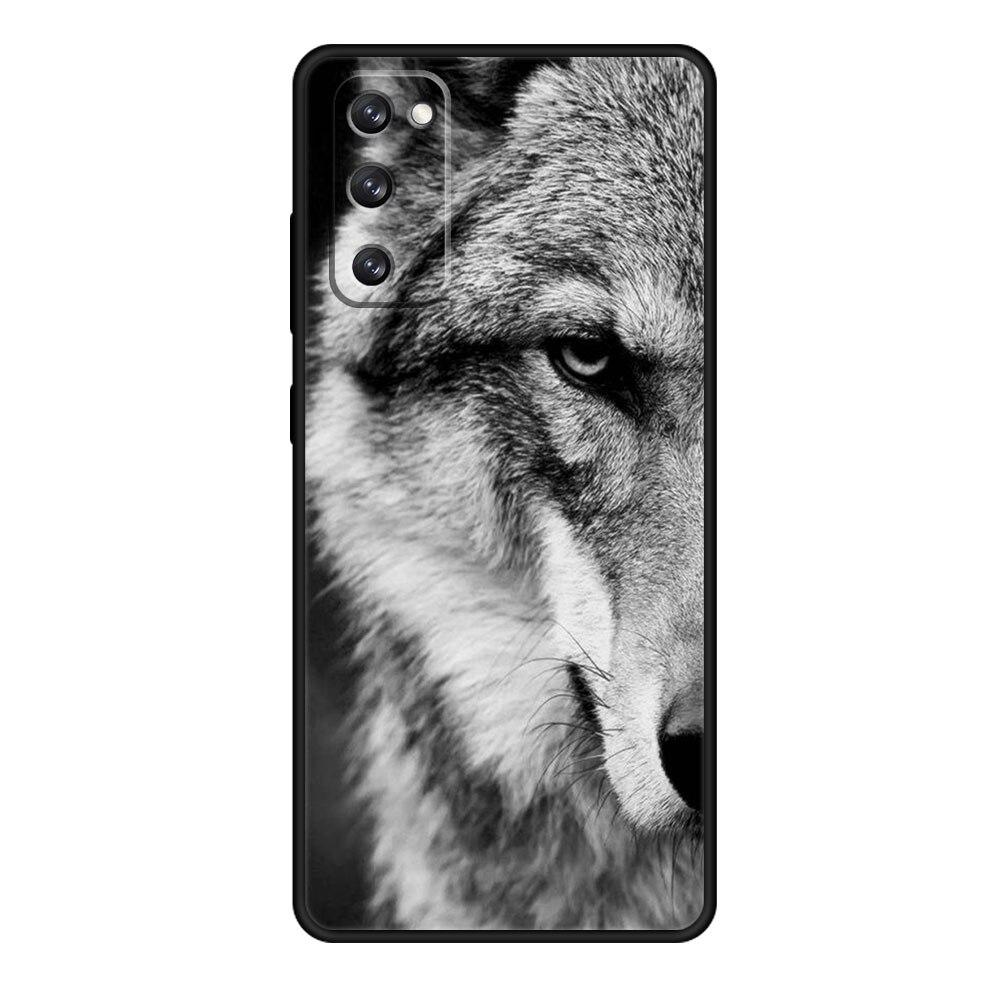Für Samsung S10 S10e S21 Plus S7 S22 Ultra 5G S20 FE 2022 S8 S9 Telefon Funda Beast Lion Wolf Smartphone
