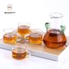 IKE High Borosilicate Glass Portable Travel Tea Set