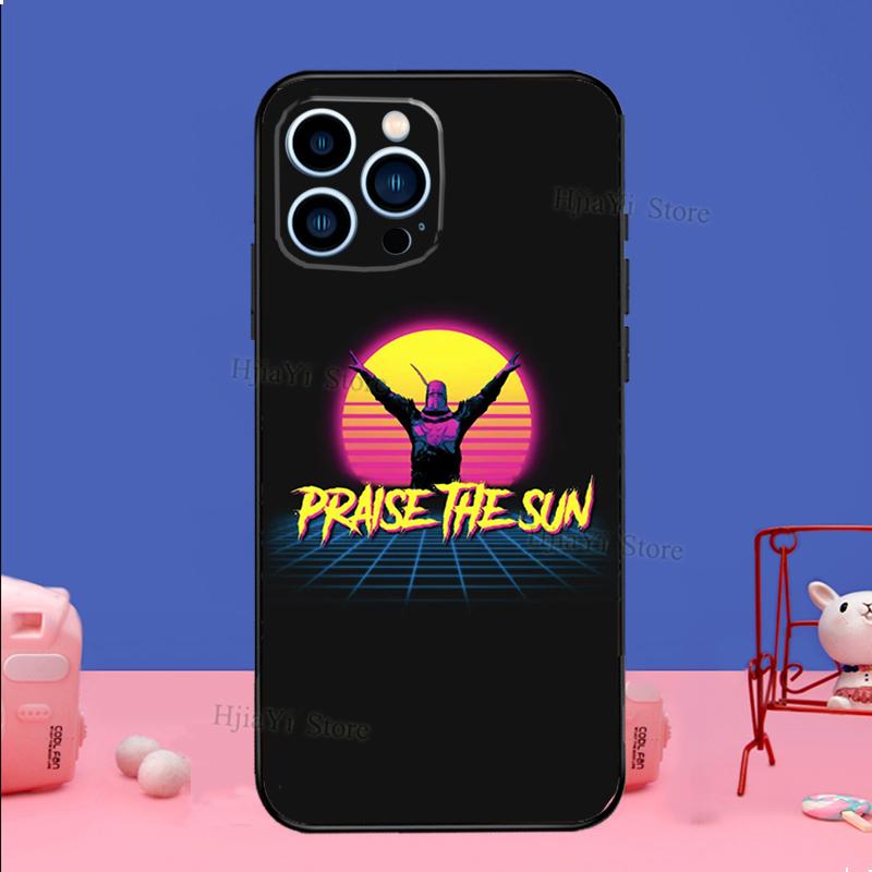 Praise the Sun Dark Souls Case For iPhone 16 15 13 11 14 Pro Max 12 Mini Plus XR X XS Max Silicone Phone Cover