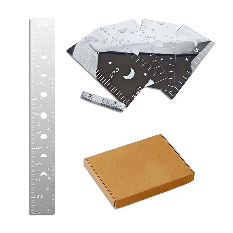 

Mirror Growth Chart For Wall Kids Height Wall Chart With Label Kids Height Measuring Mirror Easy Peel Stick Installation