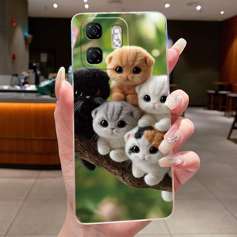 For Infinix Smart 9 X6532 Case Infinix Hot 50i Cover X6531 X6531B Silicone Luxury Dragon Cute Cool Boys Girls Transparent Bumper