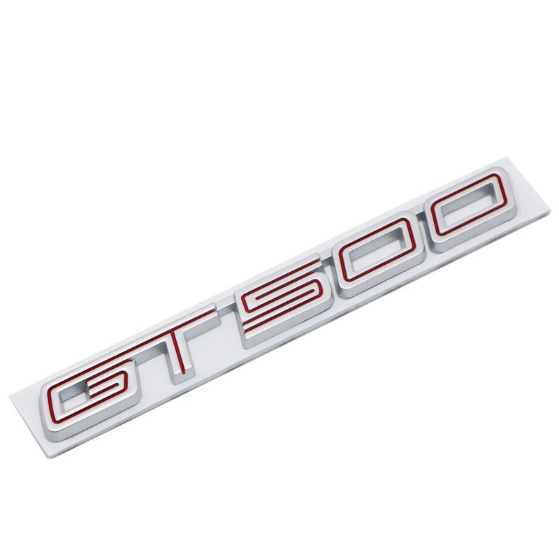 Car 3D Metal Letters Decals Sticker For Mustang GT 500 SHELBY GT350 GT500 Logo Car Body Tail Trunk Badge Emblem Stickers