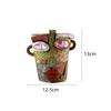 Resin Abstract Art Painted Flower Pot Colorful Figures Facial Sculptures Human Face Flower Pots Maya Statue Home Decoration