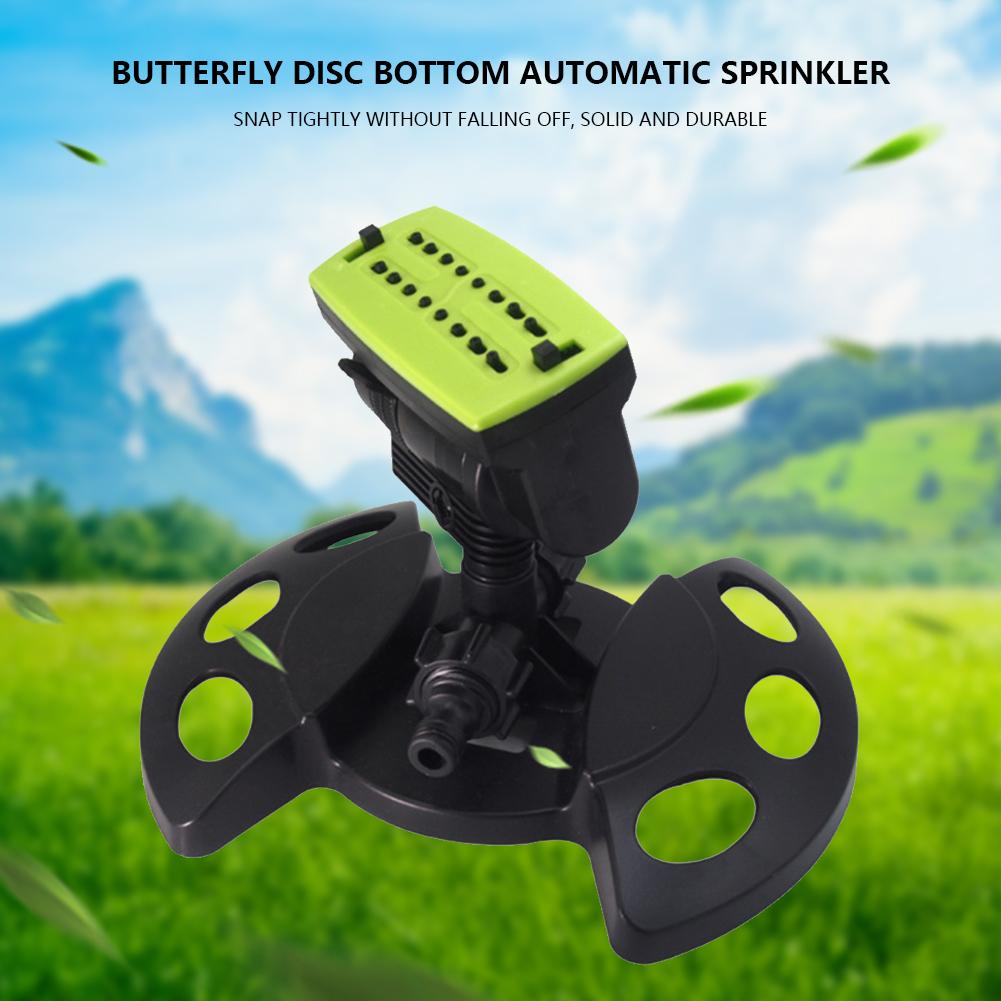 16 Holes Garden Water Sprinklers 180° Rotating Automatic Watering Irrigation System Yard Water Sprayer Lawn Automatic Sprinkler