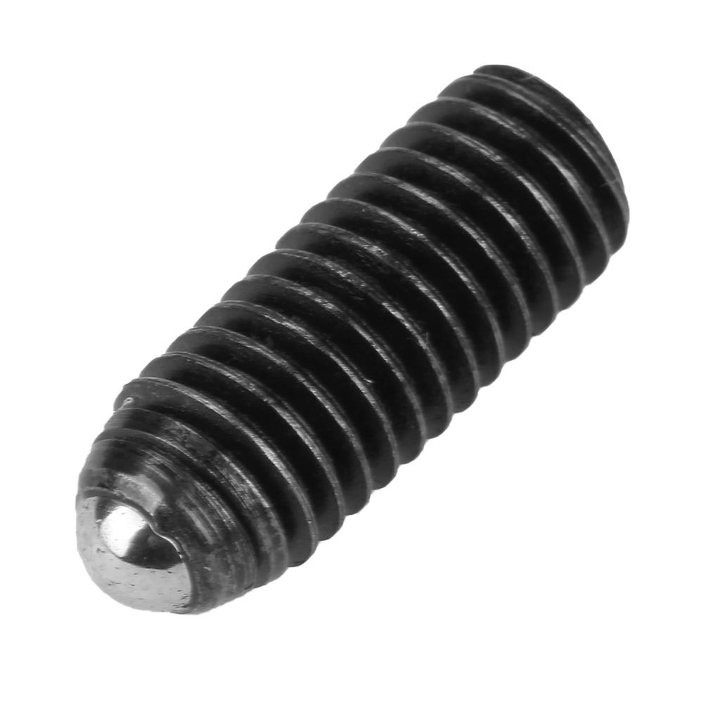 10pcs M8 Screw Thread Hex Socket Carbon Steel Spring Plungers Set (M8*12)