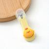 Single Household Cute Cartoon Candy Color Mini Nail Clipper – Creative Anti-Splash Manicure Tool, Portable & Compact (Model ZJQ-001)