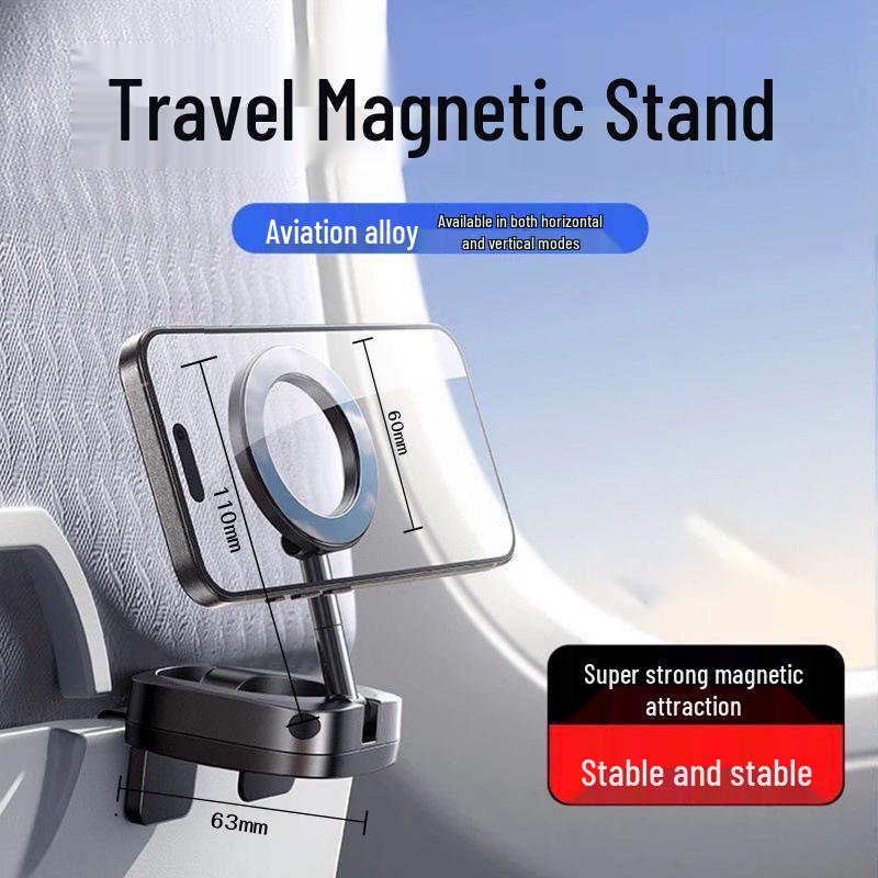 Magnetic 360° Rotating Car and Desktop Phone Holder with Vacuum Suction Cup