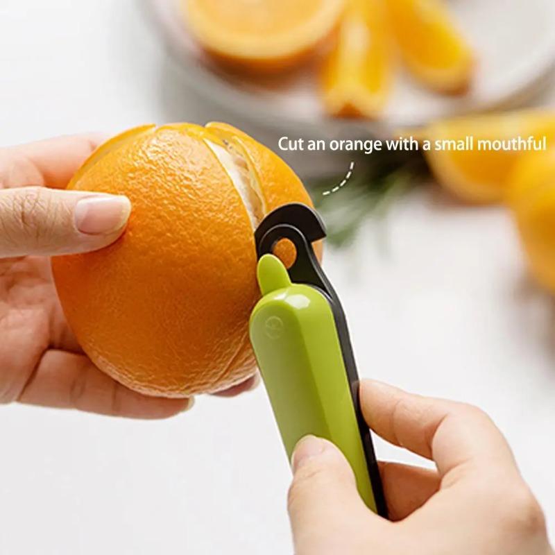 Peeler Stripper Orange Device Peeling Knife Multifunctional Grapefruit Lemon Orange Cutter Kitchen Fruit Vegetable Tools