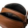 Chiemi Sacs 2-Face 2-Way Shoulder Bag with Logo Belt, Simple Design, and Functional Pockets (2402-6249) BeigeCamel