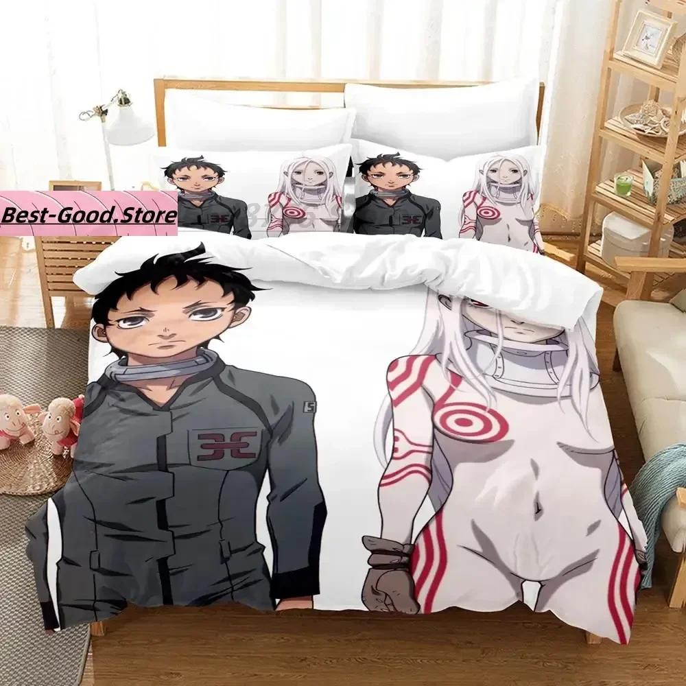 Comforter Deadman Wonderland Bedding Set Single Twin Full Queen King Size Bed Set Aldult Kid Bedroom S 3D Cama De Casal