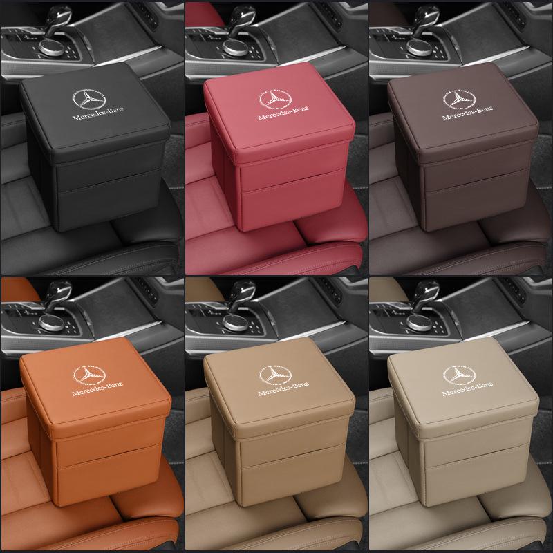 Foldable Multi-functional Car Trash Can & Storage for Mercedes EQS 580/450+ SUV Interior