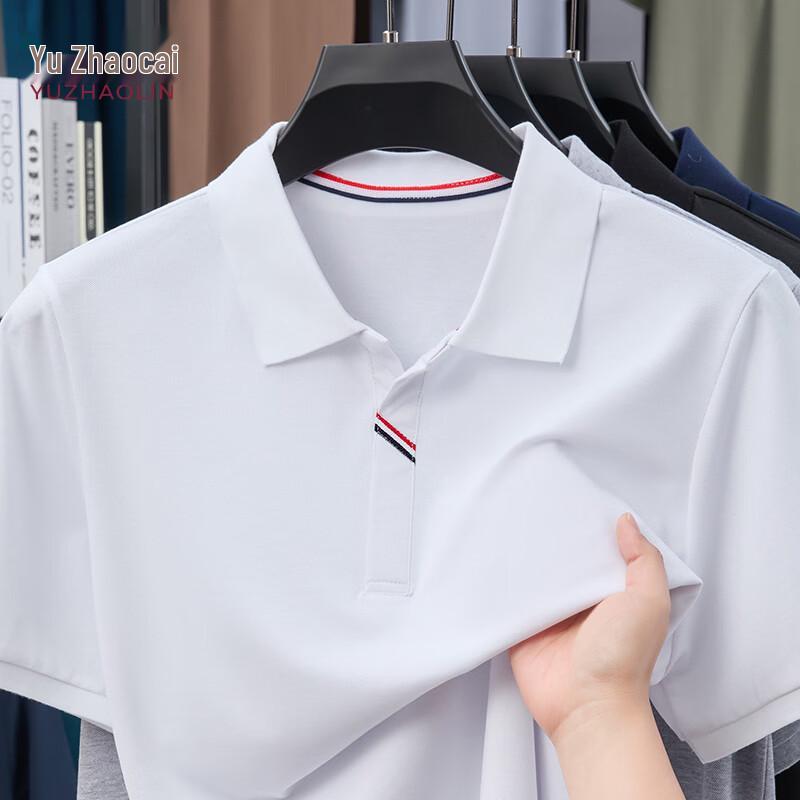 YUZHAOLIN Men s Casual Loose-Fit Polo Shirt M