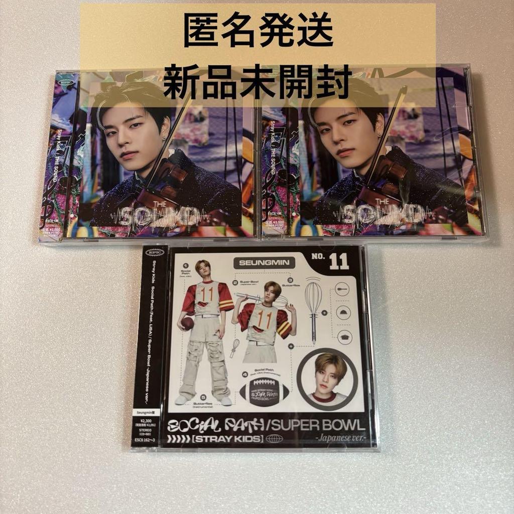 [USED] Stray Kids Seungmin FC CD Trading Card THE SOUND