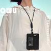Multi Functional Mini ID Card Holder Mens and Womens Bank Credit Card Key Bus Subway Cards Sports Zipper Pouch with Lanyard
