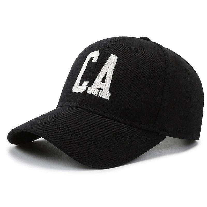 

Baseball Cap Patch Letter CA Fashion Trend Casual Shade Face Peaked Cap Men s and Women s Hats