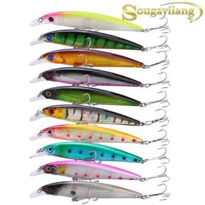 Angelköder 10 Stück Topwater Pencil Popper Kunststoffguss Trolling Fisch Wobbler Angeln harter Köder
