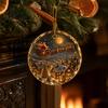 Christmas Landscape Ornament Scene Acrylic for Holiday Tree Decor, Decorative Seasonal Ornaments Hanging Keepsake Party And Home Decorations Supplies
