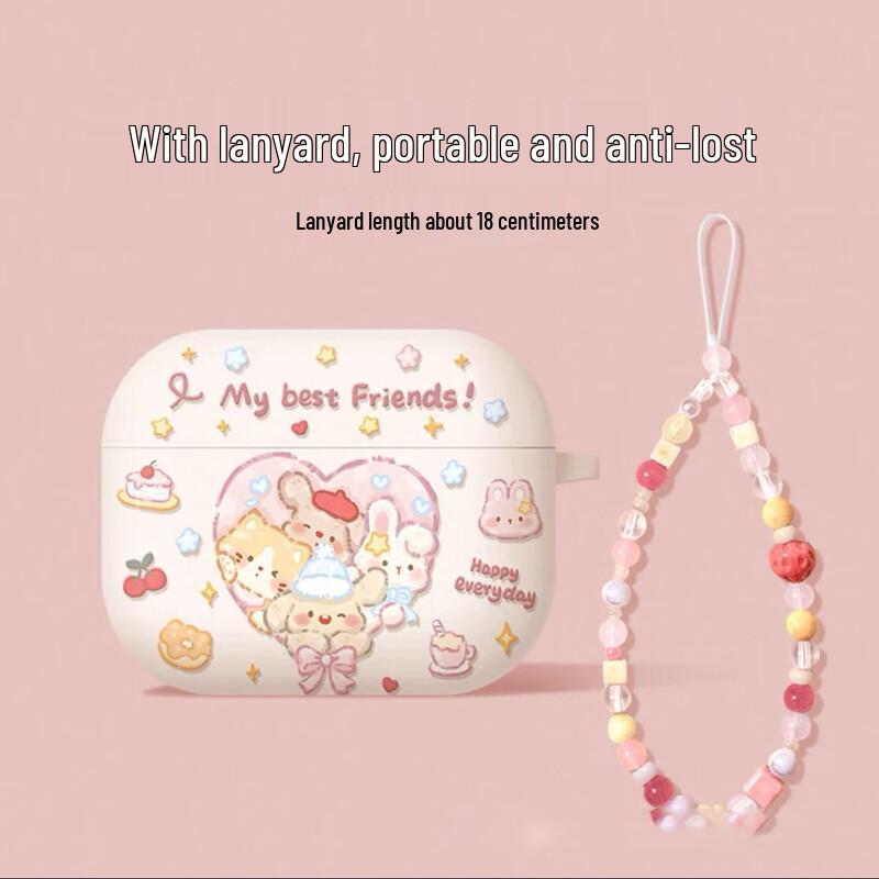 Apple AirPods Pro 3 Heart Animal Case