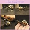 Snail Solid Brass Ornaments Tea Pet Vintage Copper Simulation Toy Decorations