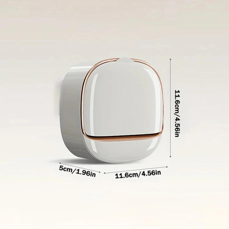 Seifenkiste für Badezimmerabfluss, an der Wand montierte ABS-Seifenkiste mit Deckel, wasserdichte Seifenschale, Aufbewahrungsbox, Reise-Organizer, Koffer, Aufbewahrung