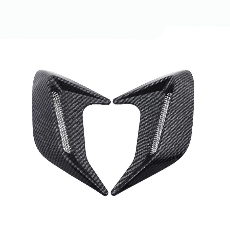 2Pcs 3D Car Side Vent Sticker Air Flow Fender Intake Sticker Shark Gills Side Vent Stickers Car Side Fender Vent Sticker Deco