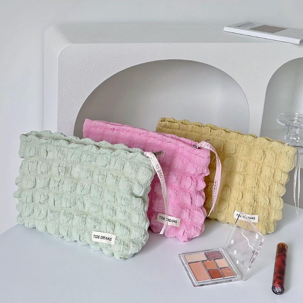 

Portable Zipper Bags Lightweight Makeup Bag New Handbag Travel синій